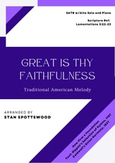 Great is Thy Faithfulness SATB choral sheet music cover